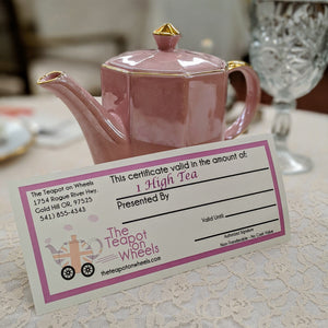 High Tea Gift Certificate