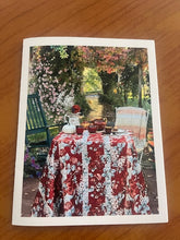 Load image into Gallery viewer, Outdoor Tea Party Setting - Locally Made Greeting Card