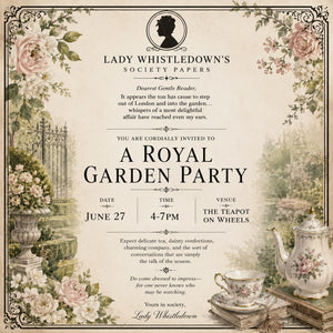 Royal Garden Party – The Teapot on Wheels